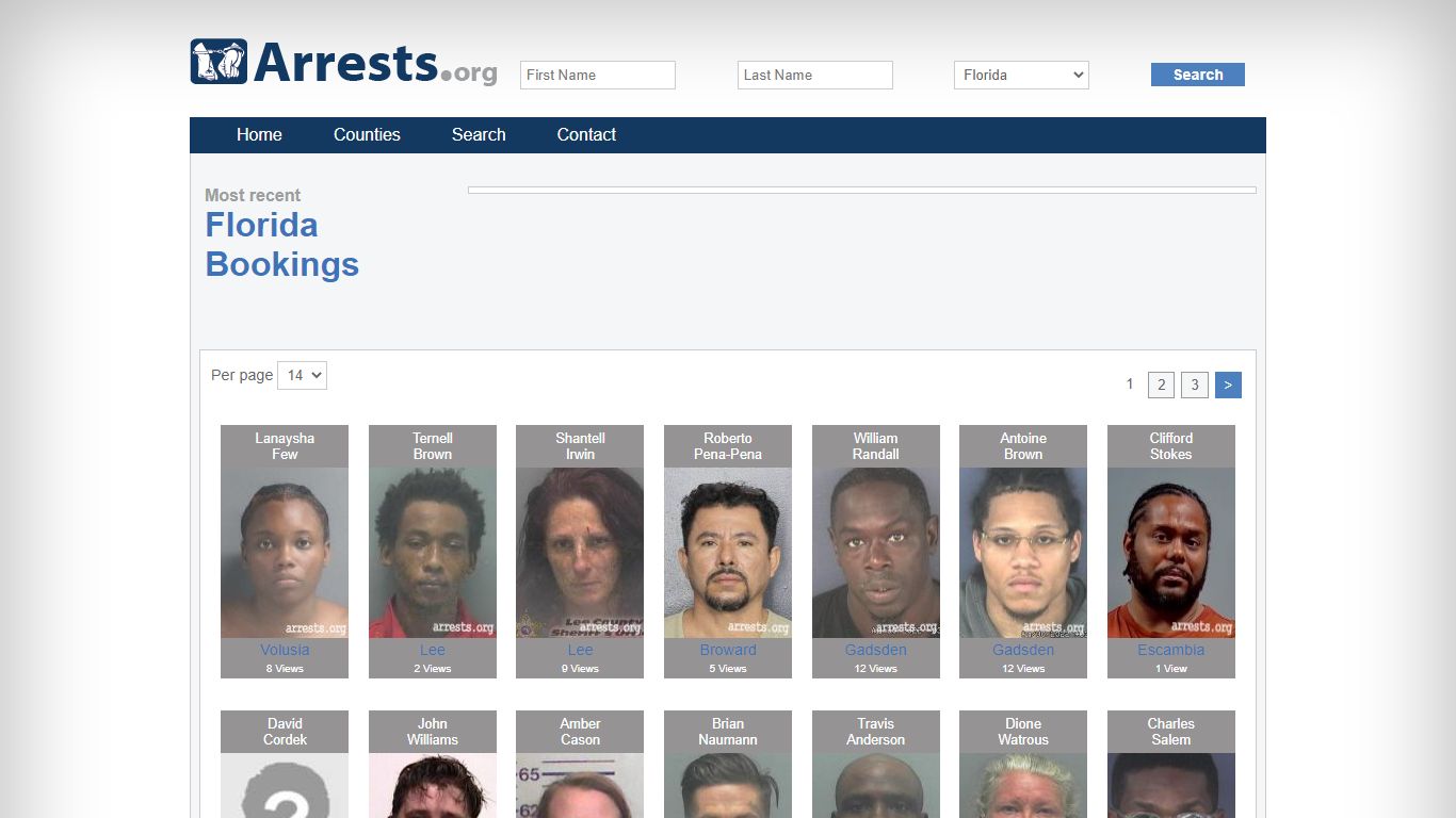 Florida Arrests and Inmate Search